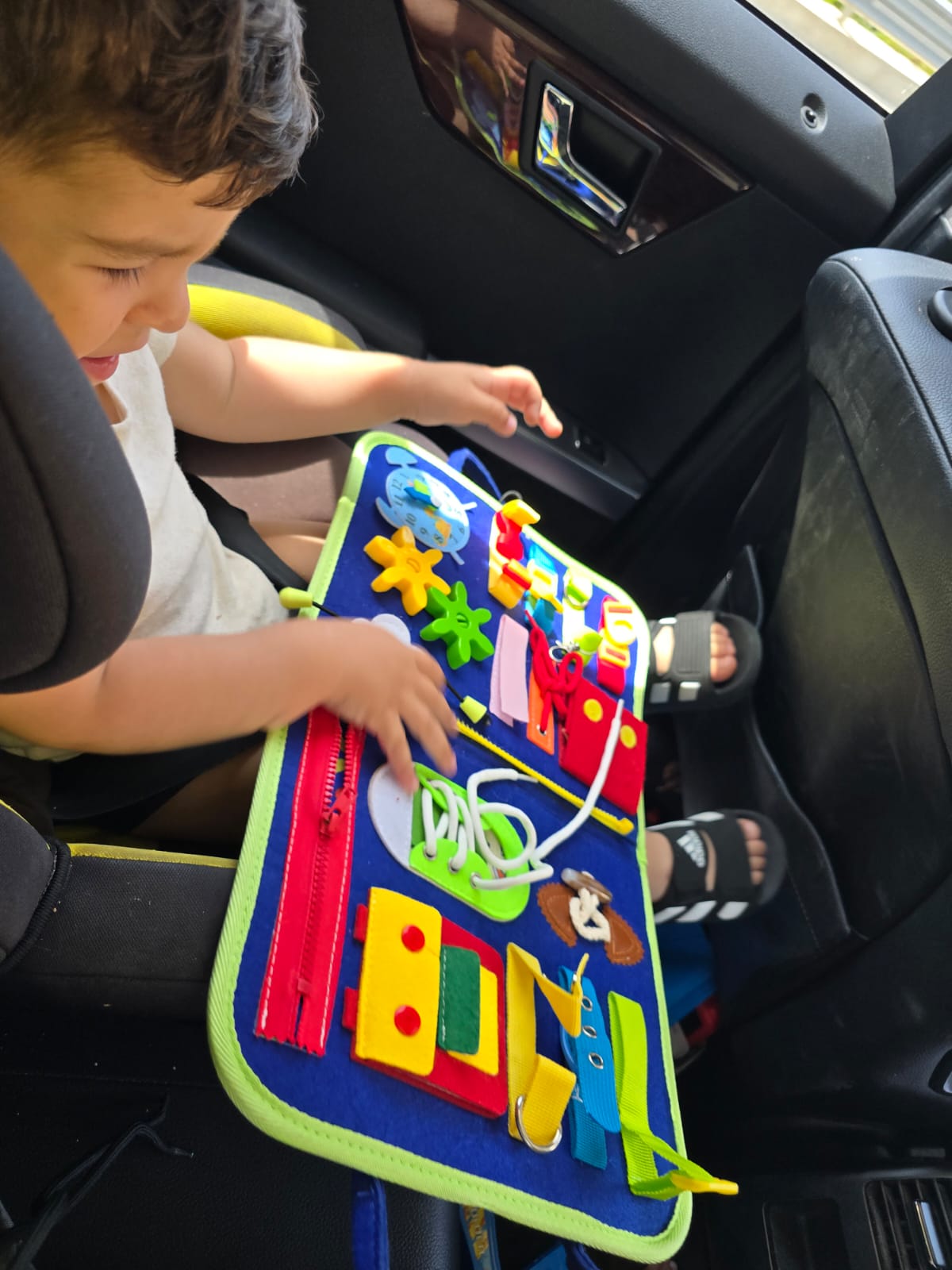 Montessori Busy Board - Blue
