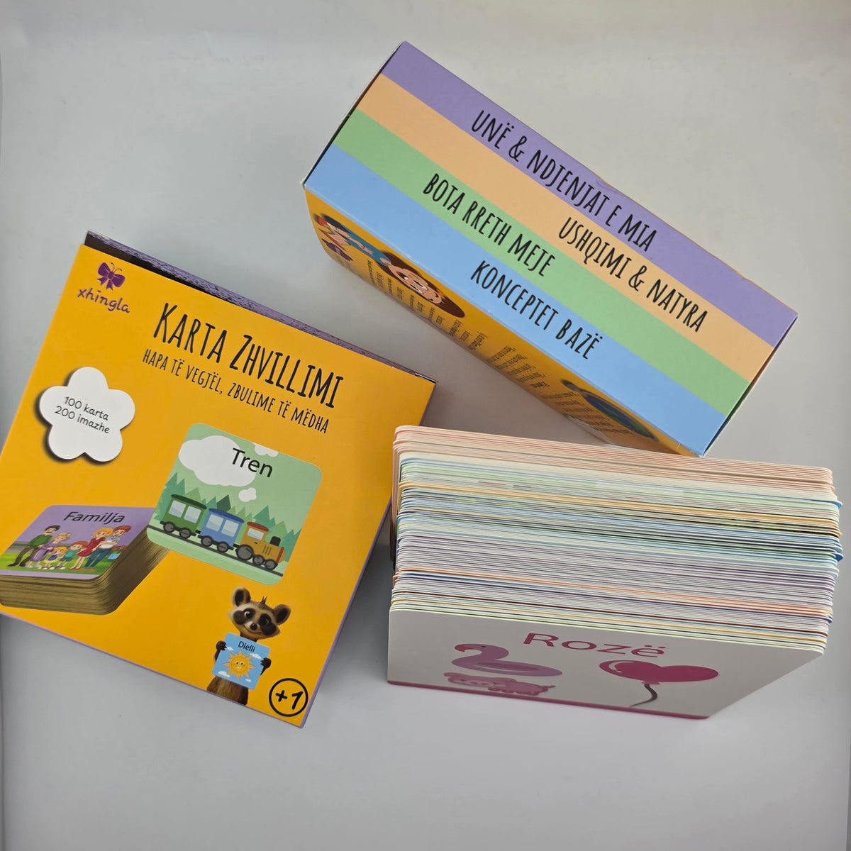 Karta zhvillimi Montessori, 100 karta me 200 imazhe, foto 2