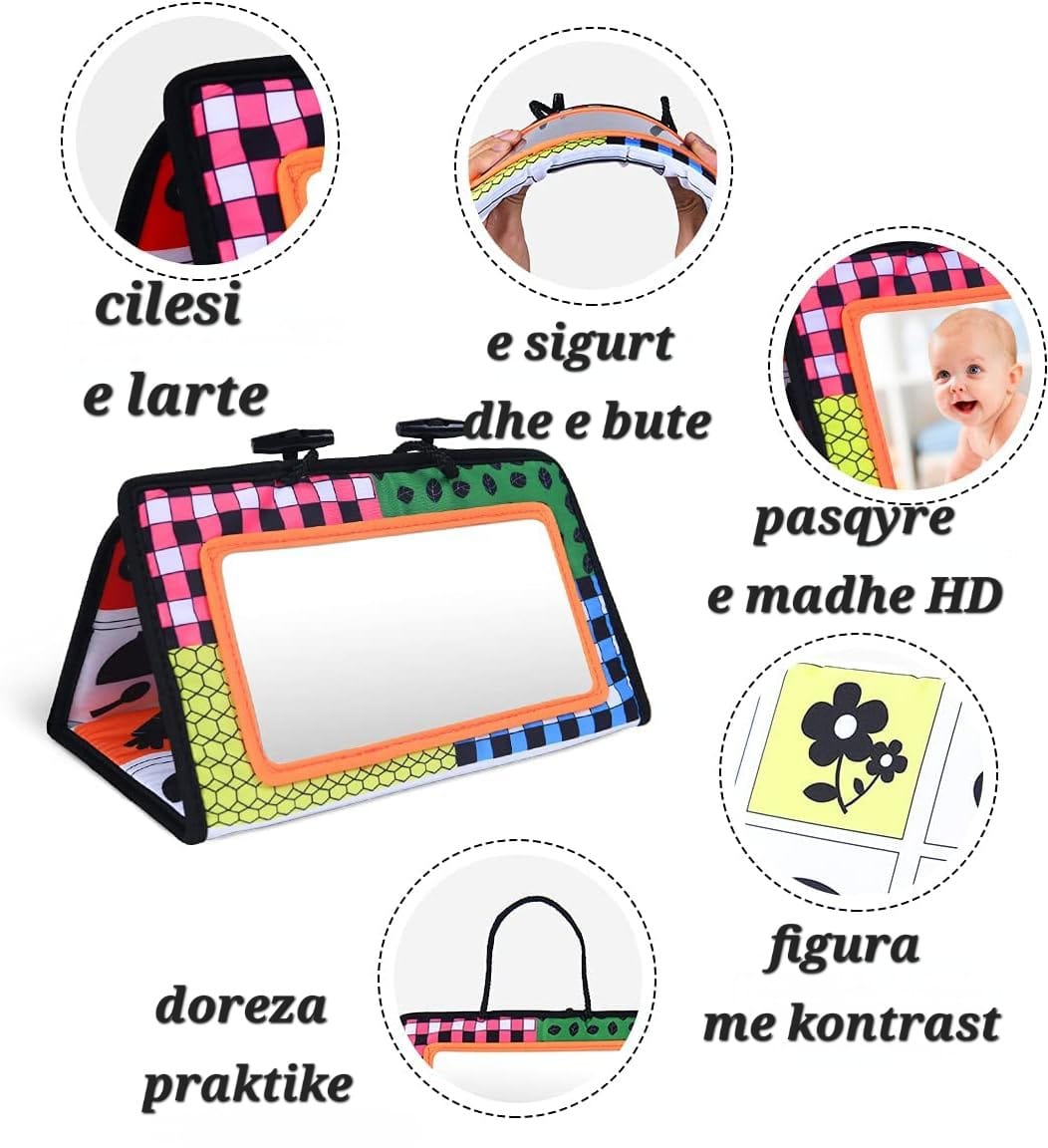 Lodër Montessori me pasqyrë për bebe, foto 10