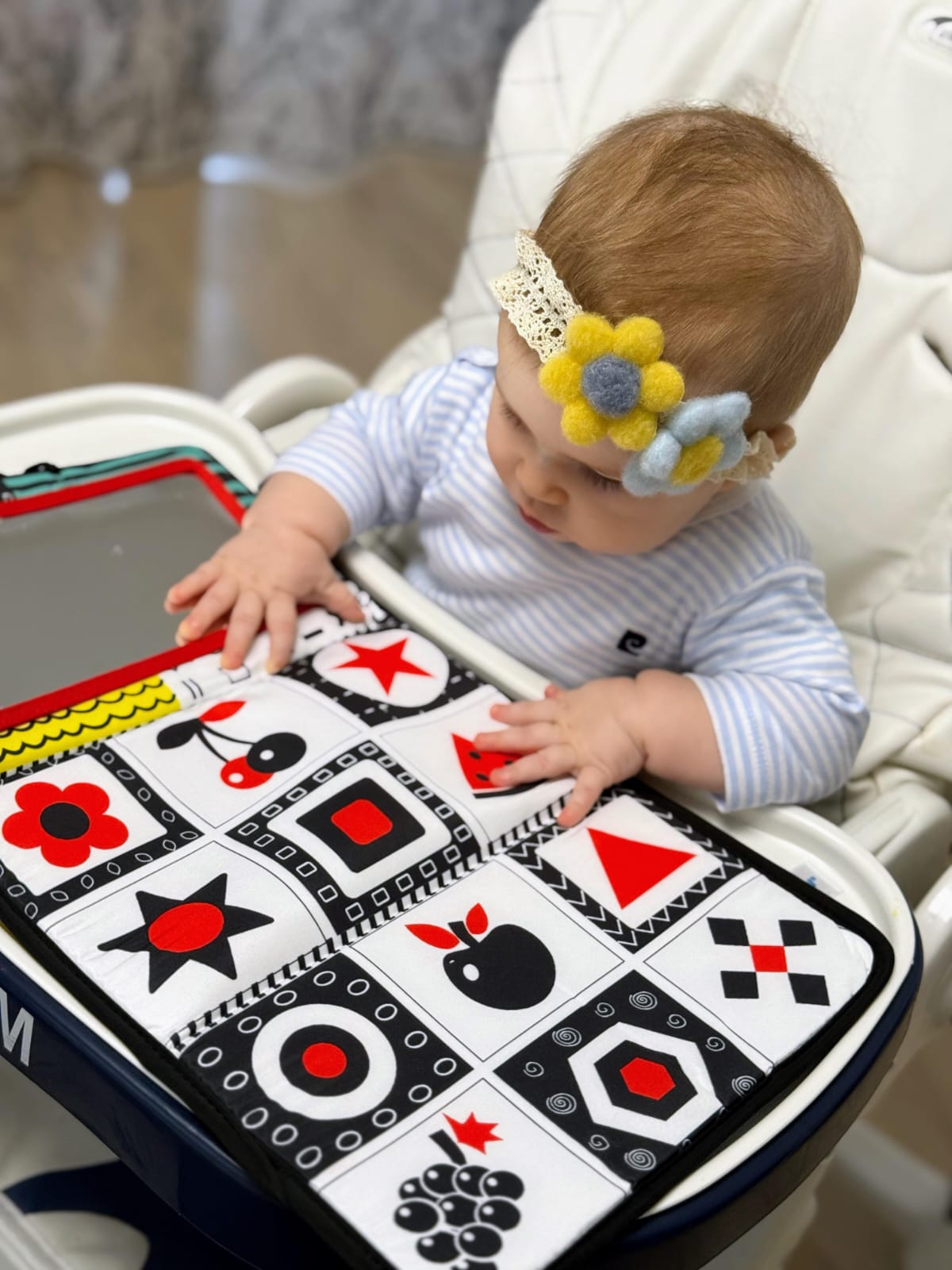 Lodër Montessori me pasqyrë për bebe, foto 4