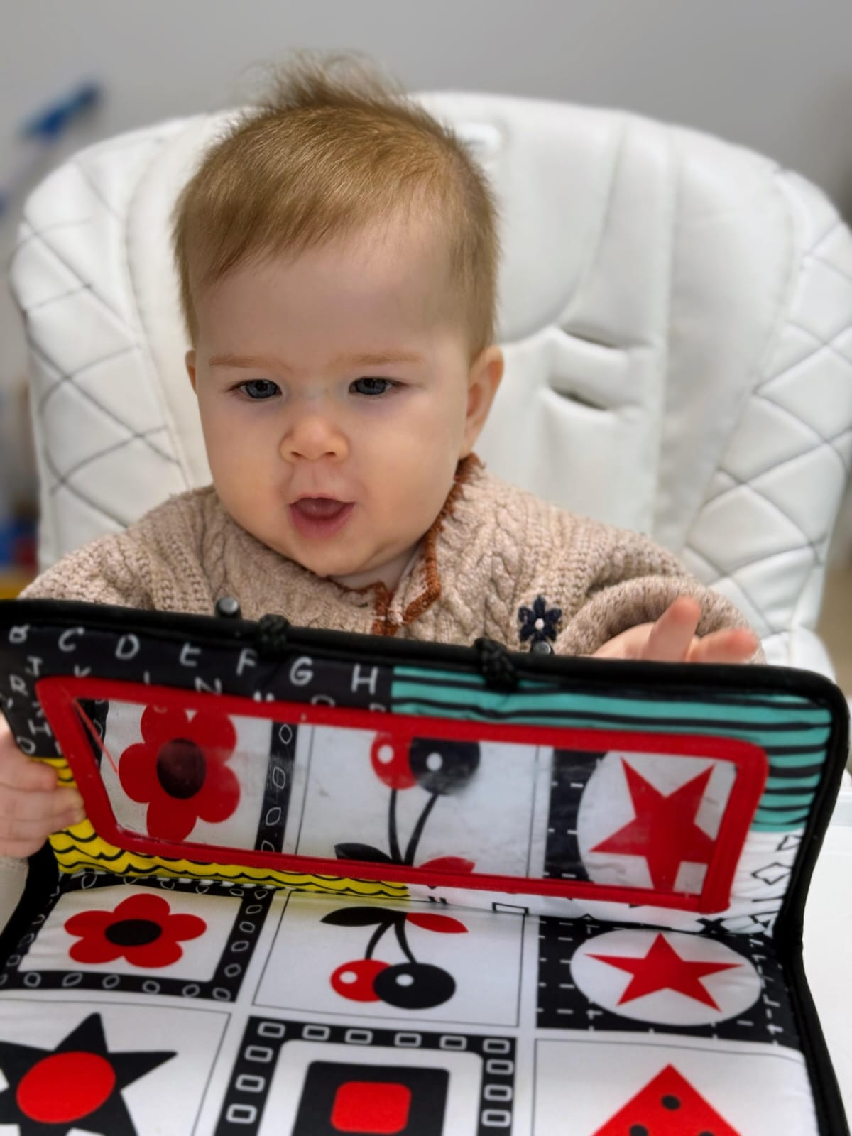 Lodër Montessori me pasqyrë për bebe, foto 6