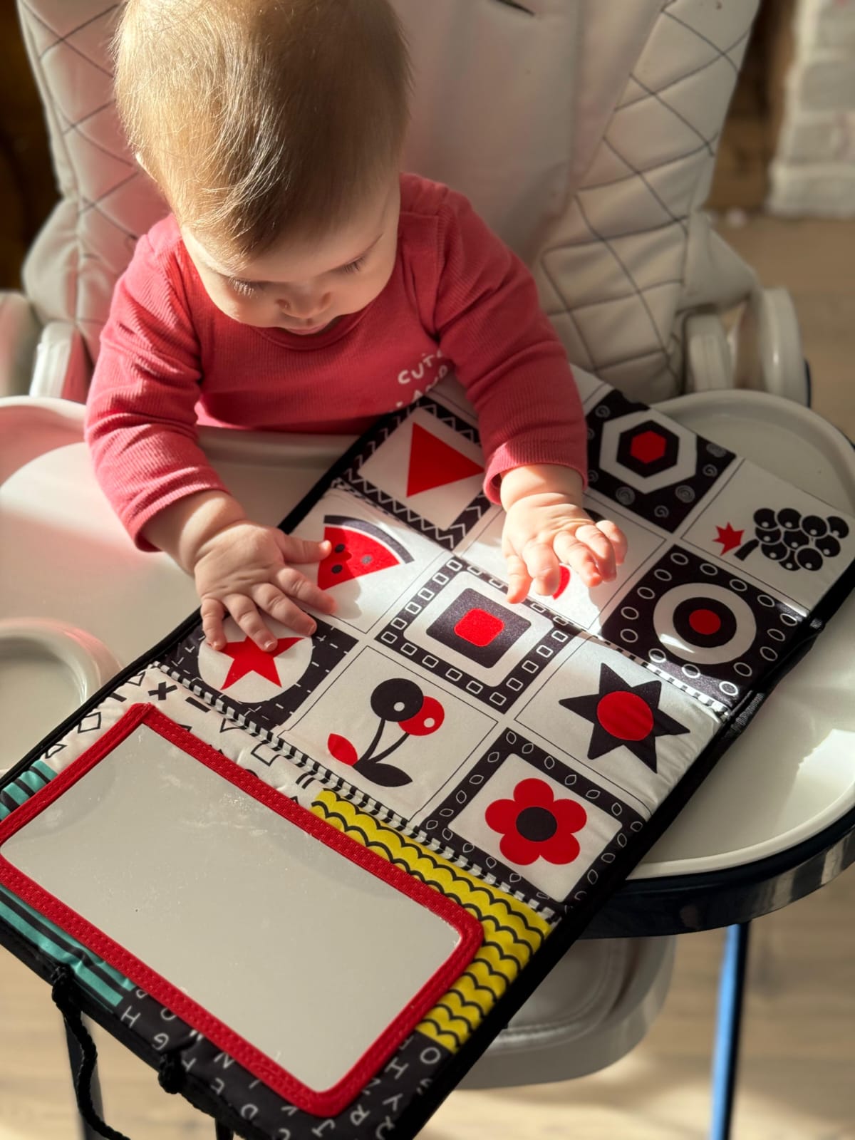 Lodër Montessori me pasqyrë për bebe, foto 5