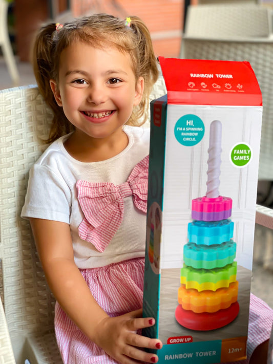 Spinning Rainbow Tower
