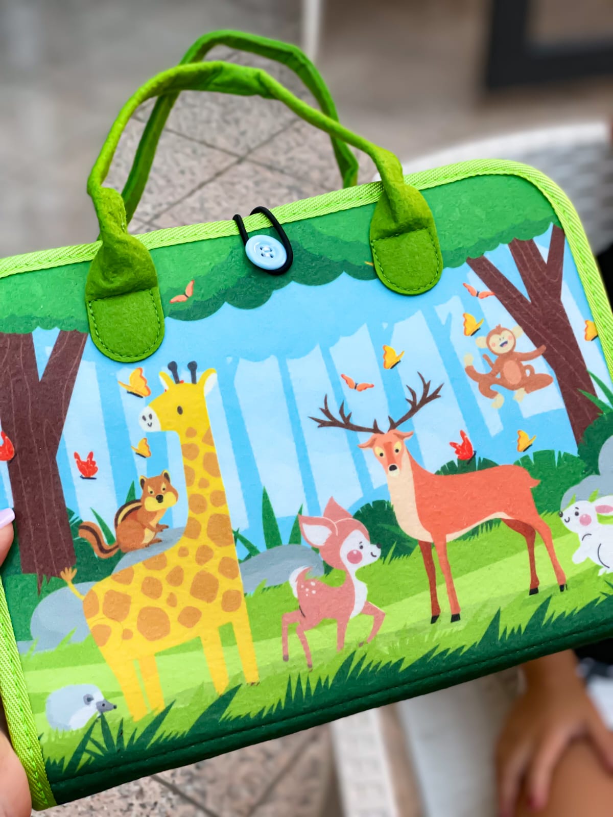 Busy Board Montessori Jeshile - 8 Faqe