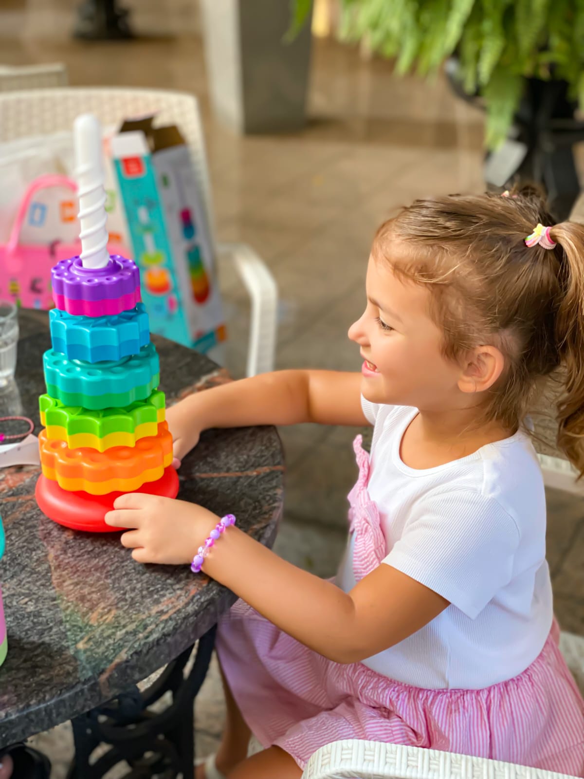 Spinning Rainbow Tower