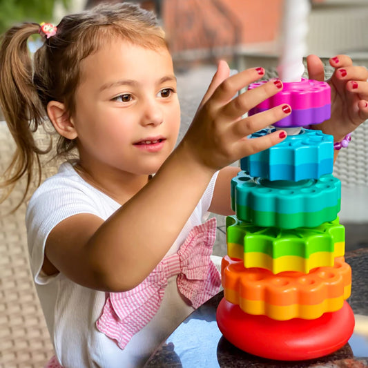 Spinning Rainbow Tower
