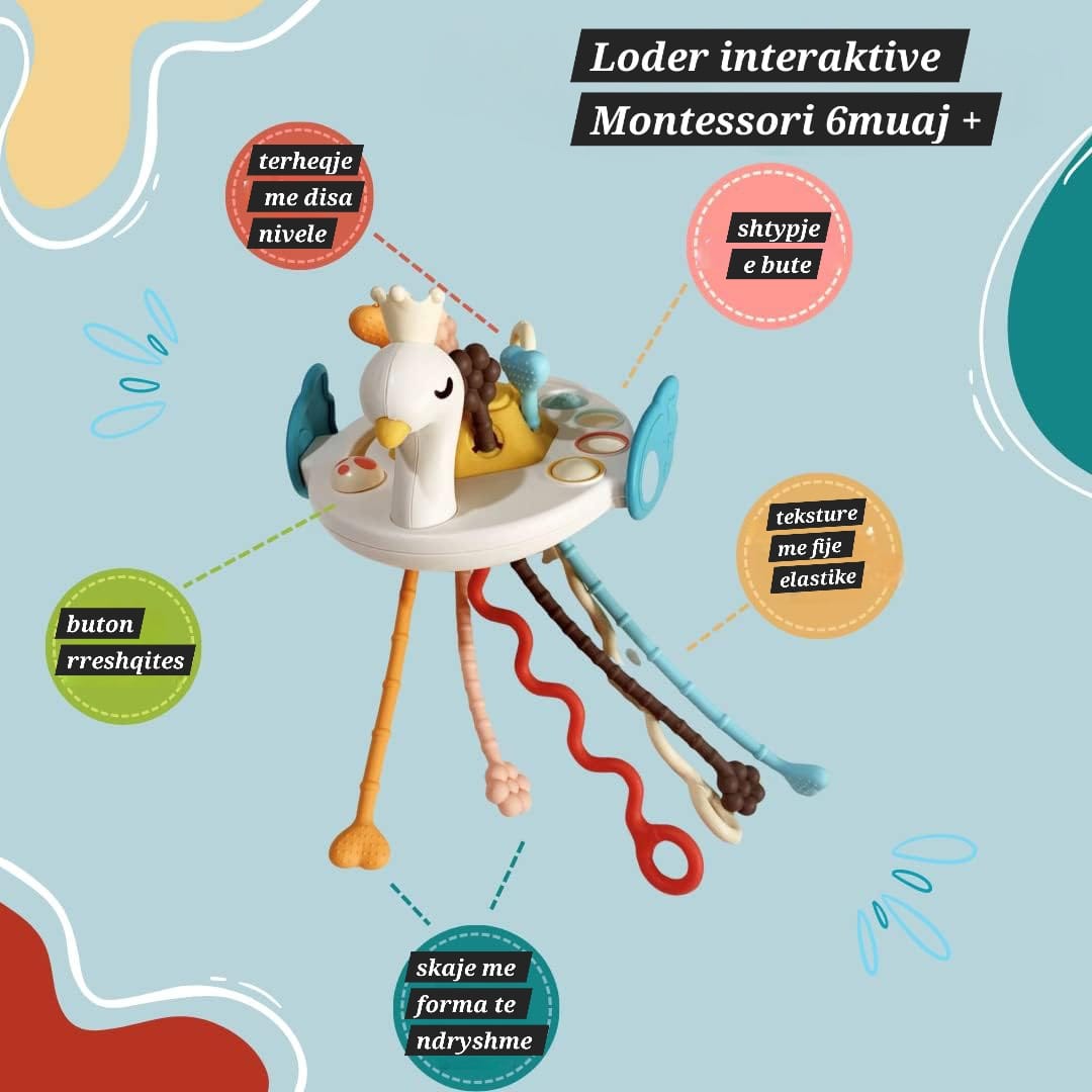 Busy Board Montessori 6 Muaj+