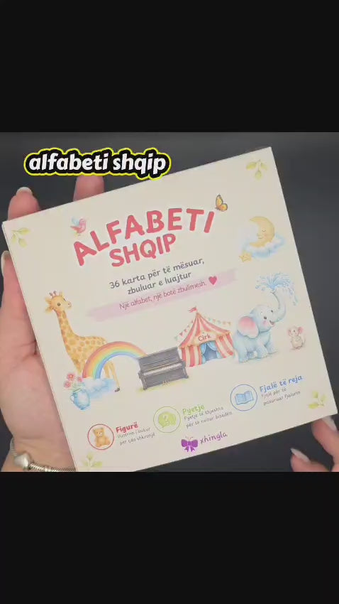 Video: Alfabeti shqip, 36 karta për fëmijë